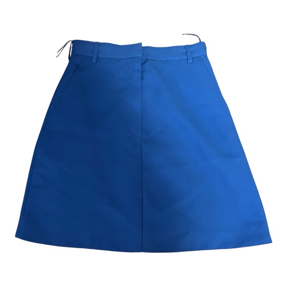 Rare vintage Carven Y2K Vibrant Blue miniA-Line Skirt 2 women’s luxury sz 36